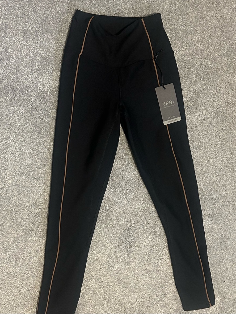 YPB Black High-Waist Leggings